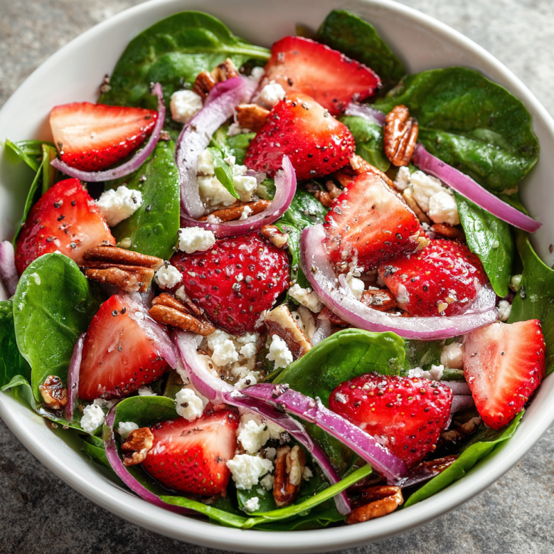 Strawberry Spinach Salad Secret: The Never-Separate Balsamic Dressing
